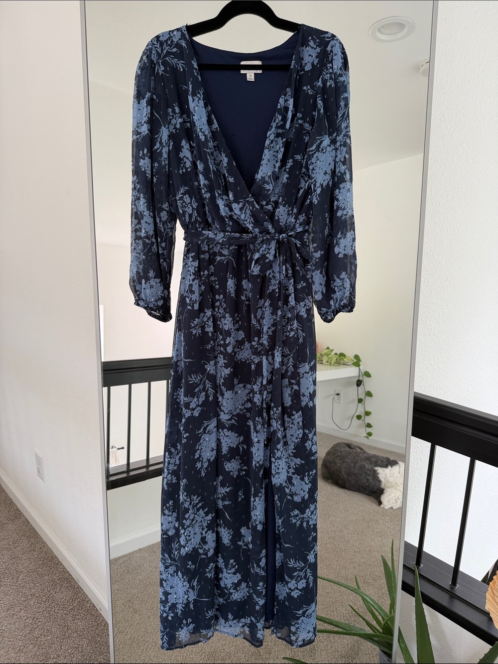 Premier Amour Solid Slate Blue Blouse